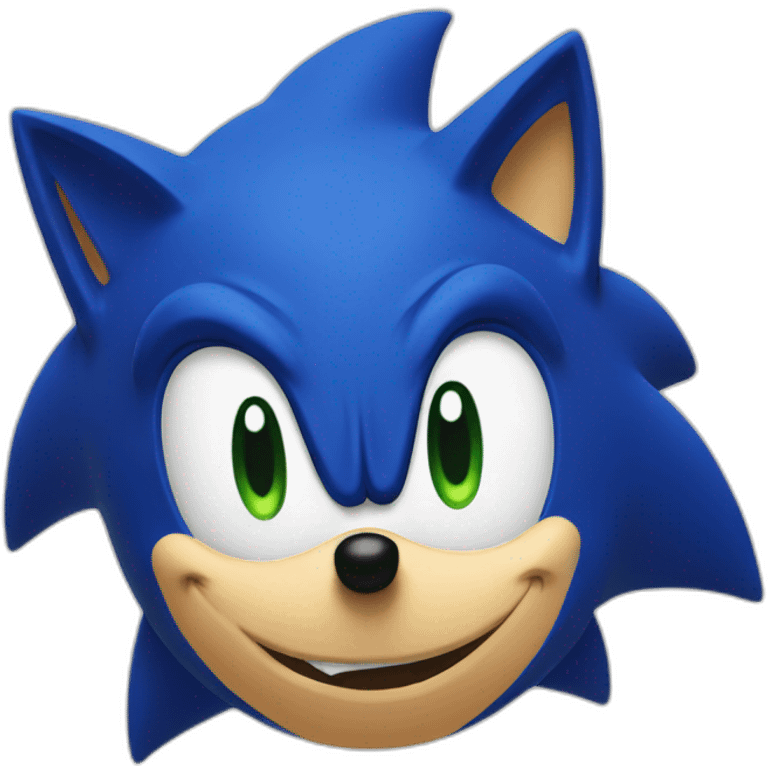 sonic face emoji