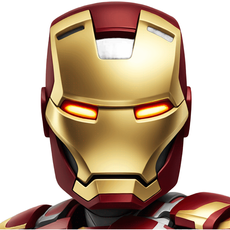 Iron man emoji face  emoji