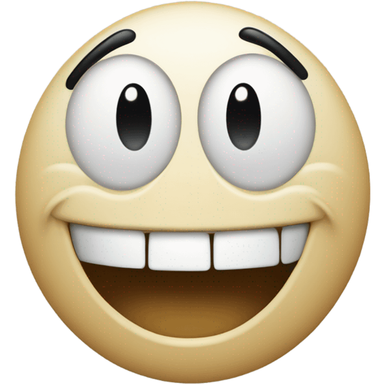 Emoji of a happy face stoned emoji