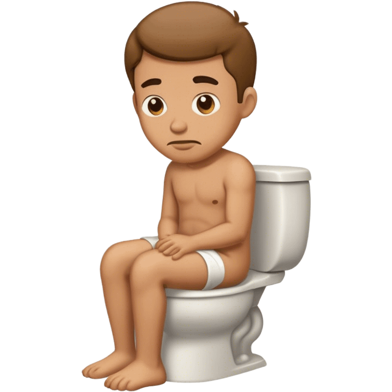 Man pooping emoji