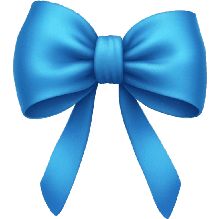 Blue bow  emoji