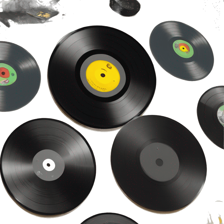 Vinyl-record-display-case emoji