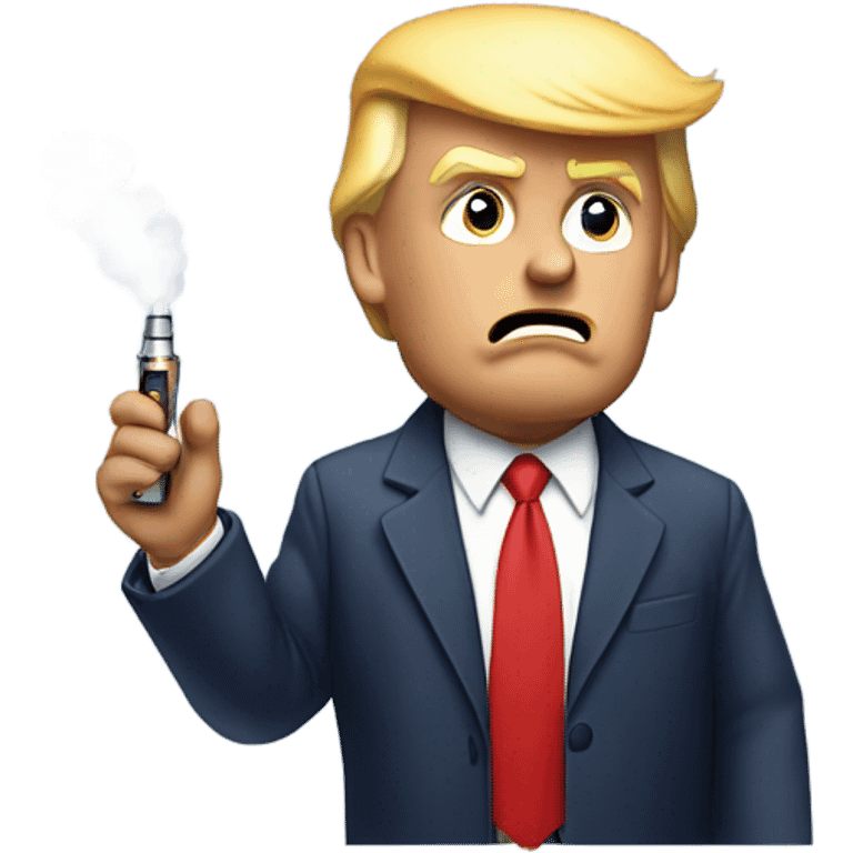 Donald trump vaping emoji