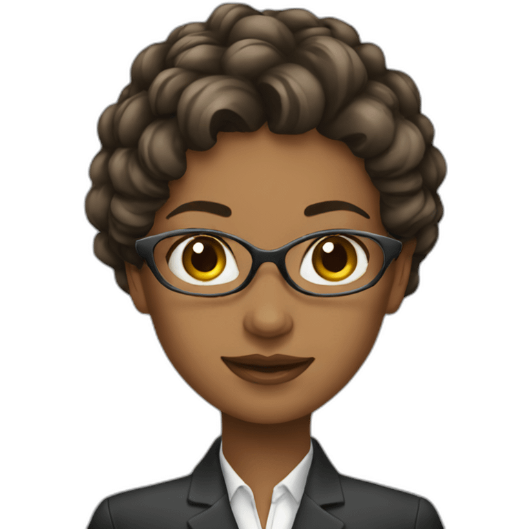 Business young women emoji