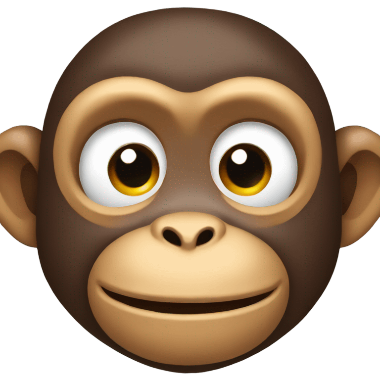 funny monkey emoji