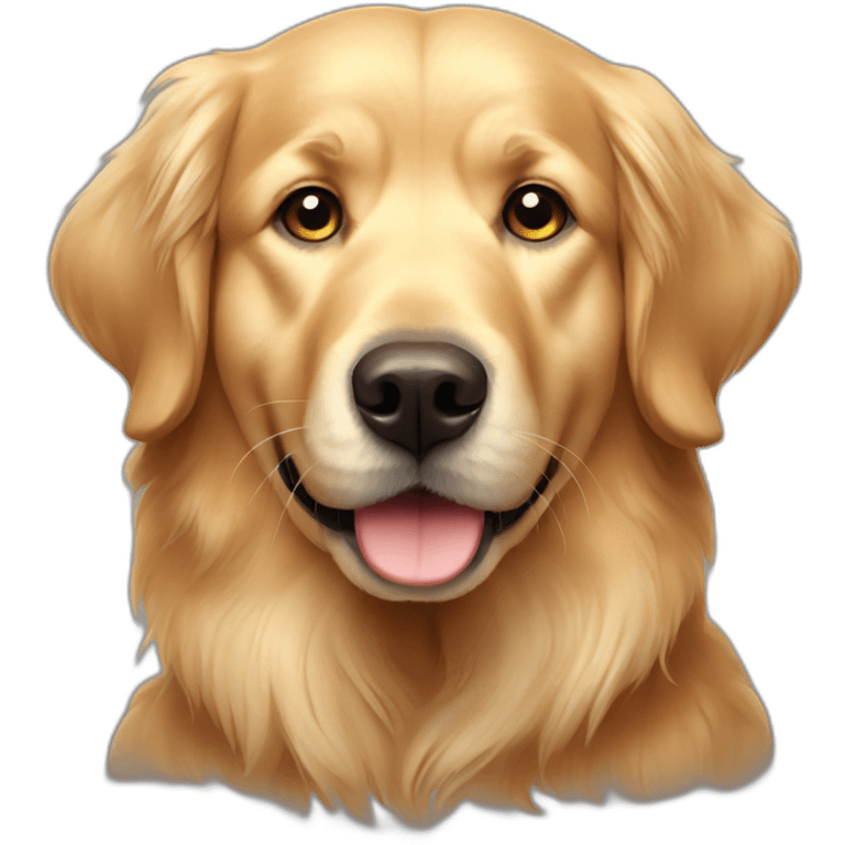 old golden retriever emoji