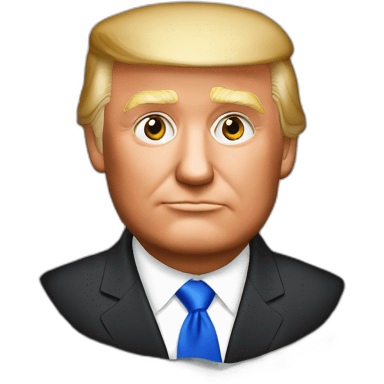 Trump at the Red square in moscow emoji