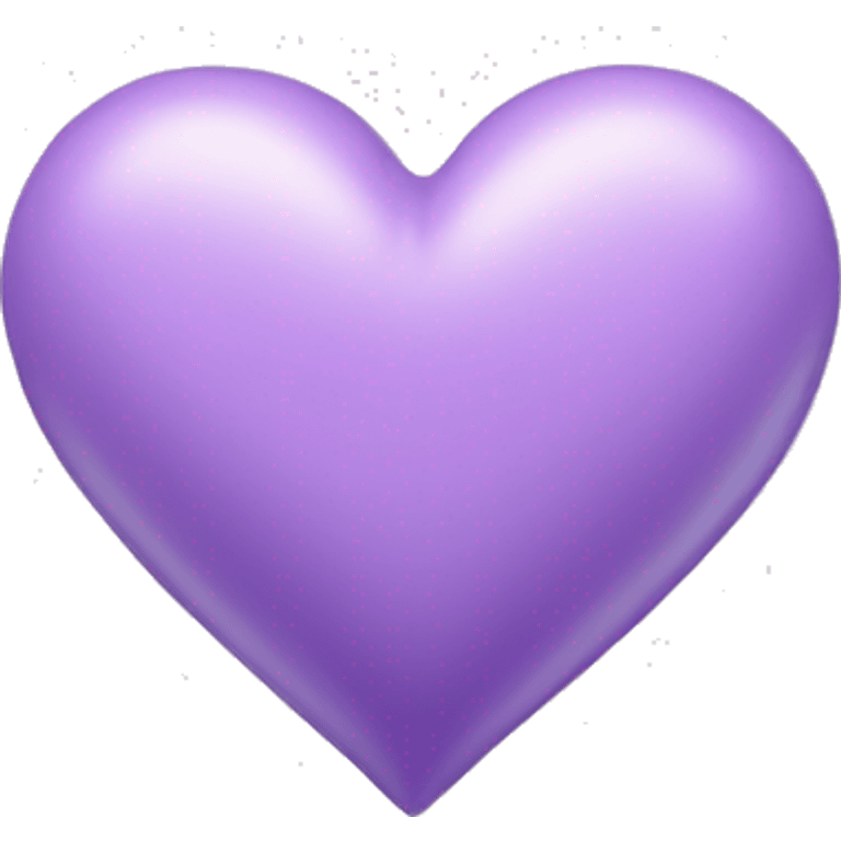 Pastel purple heart  emoji