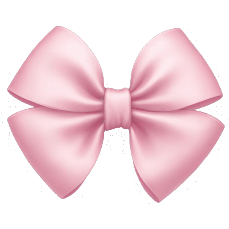 Light pink bow emoji