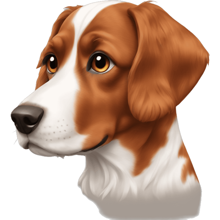 Brittany dog emoji