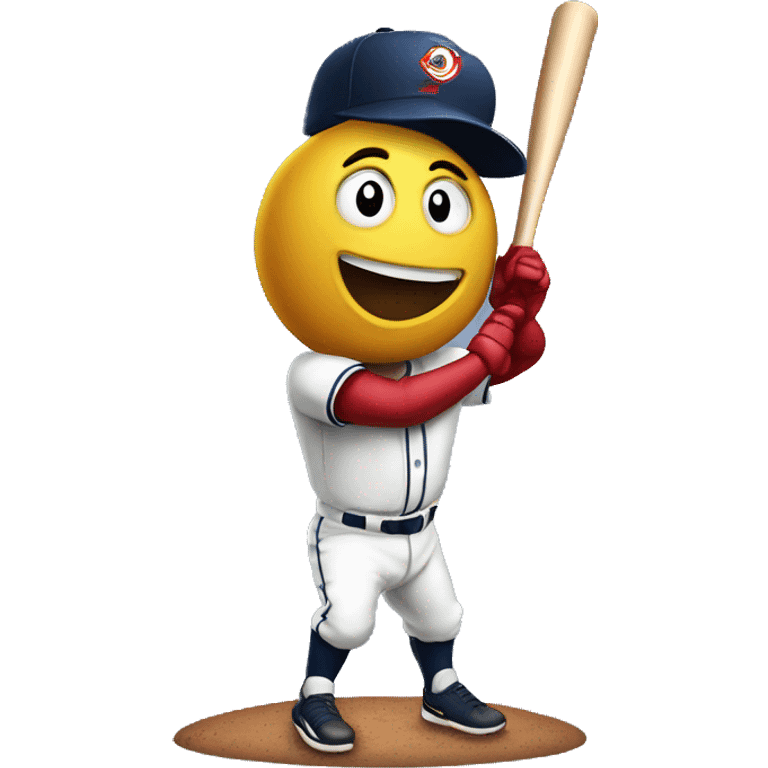 Orbit plying baseball  emoji