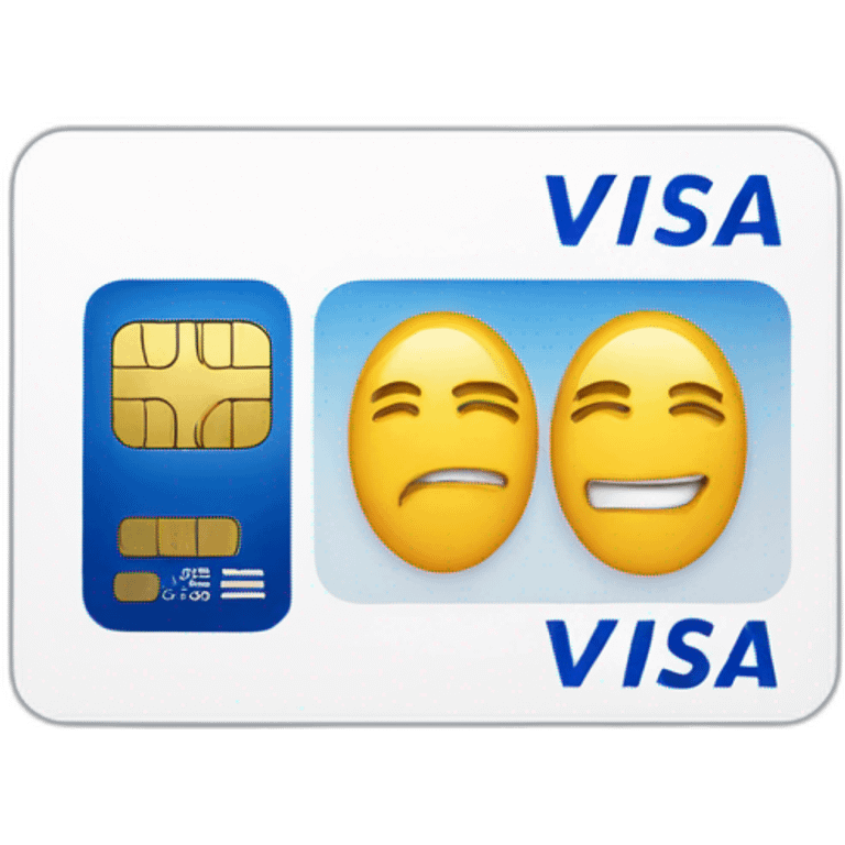 Visa card emoji