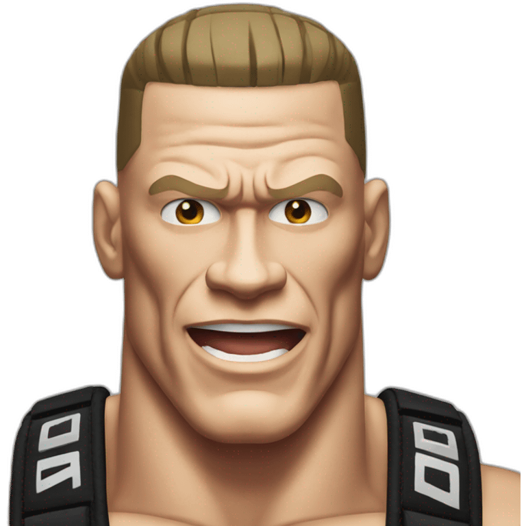 WWE john cena emoji