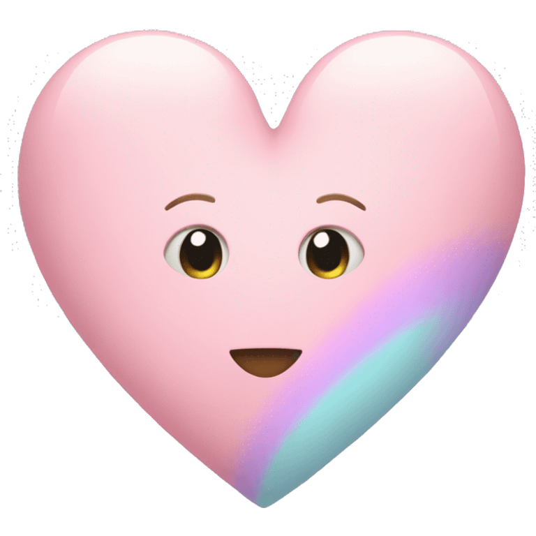 Pastel heart emoji