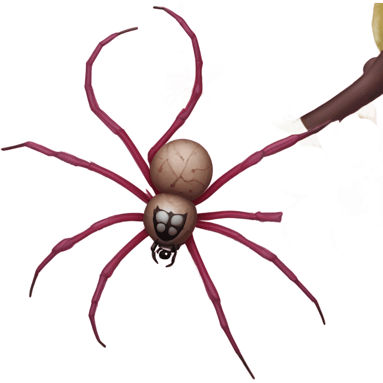 Cherry blossom little spider emoji