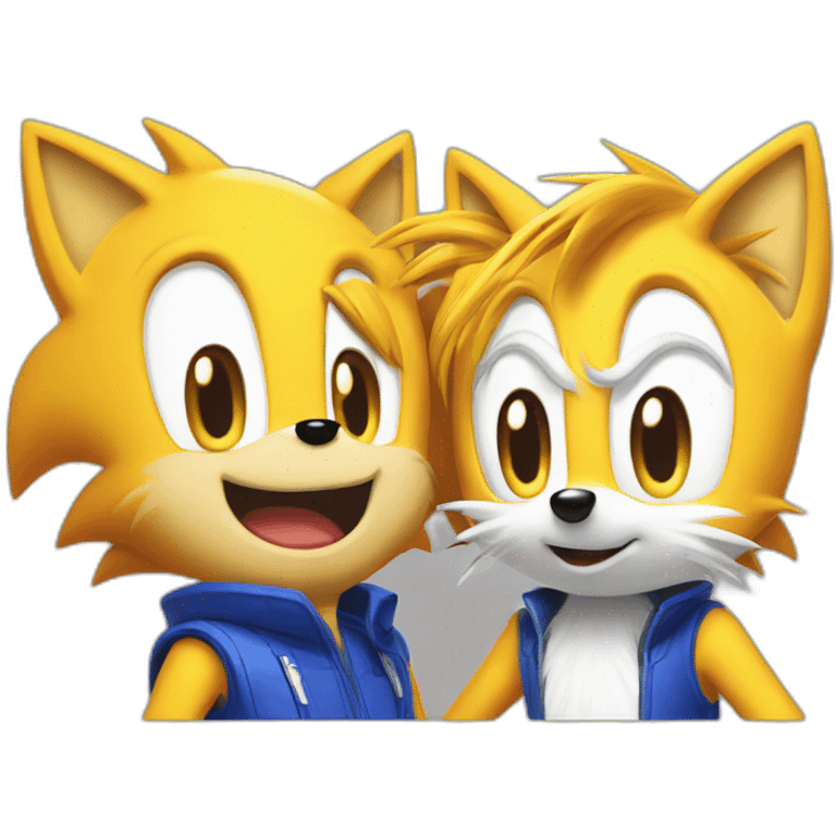 sonic et tails emoji