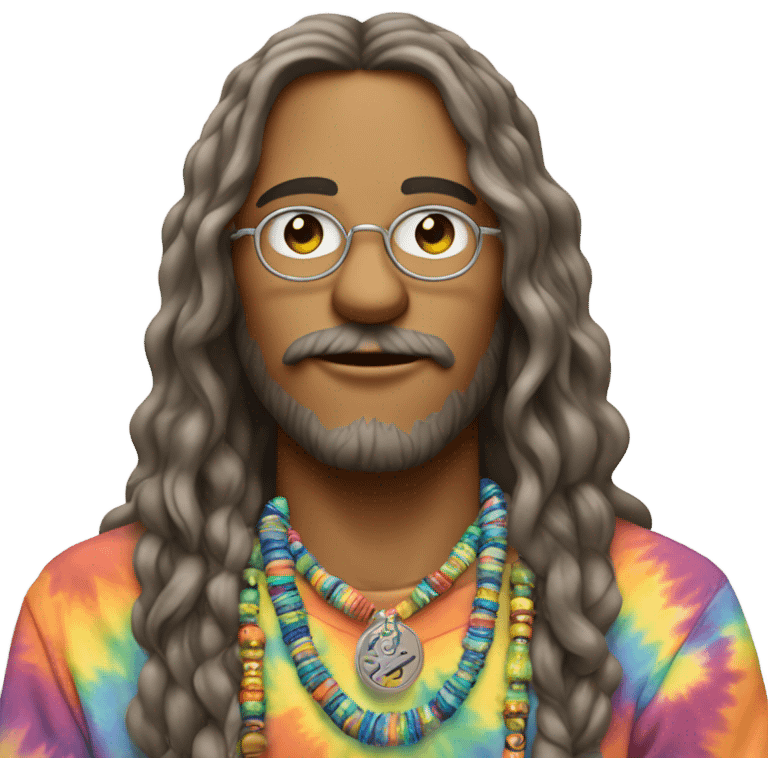 hippie smoking  emoji