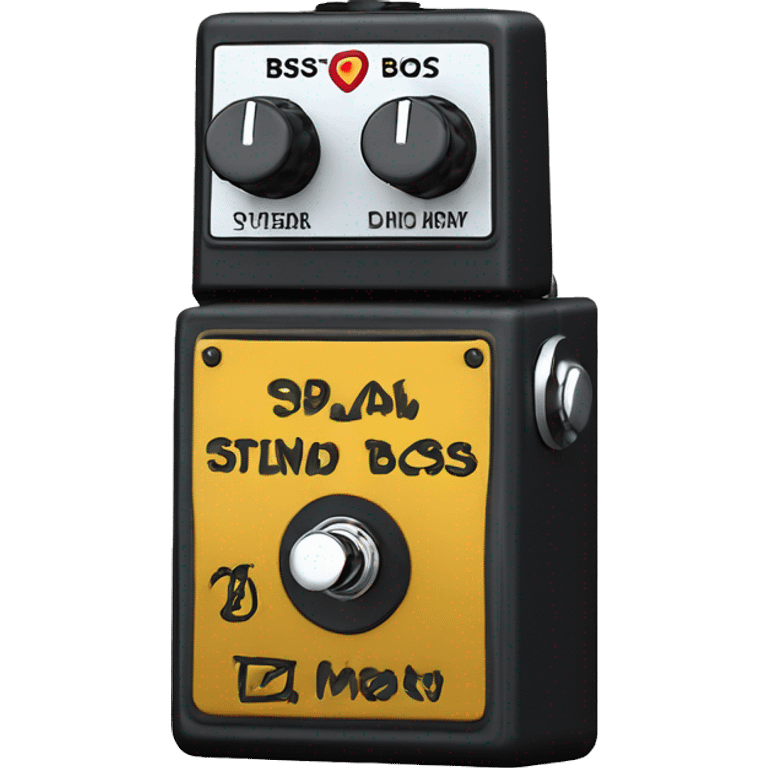 Guitar pedal BOSS SD-1 emoji