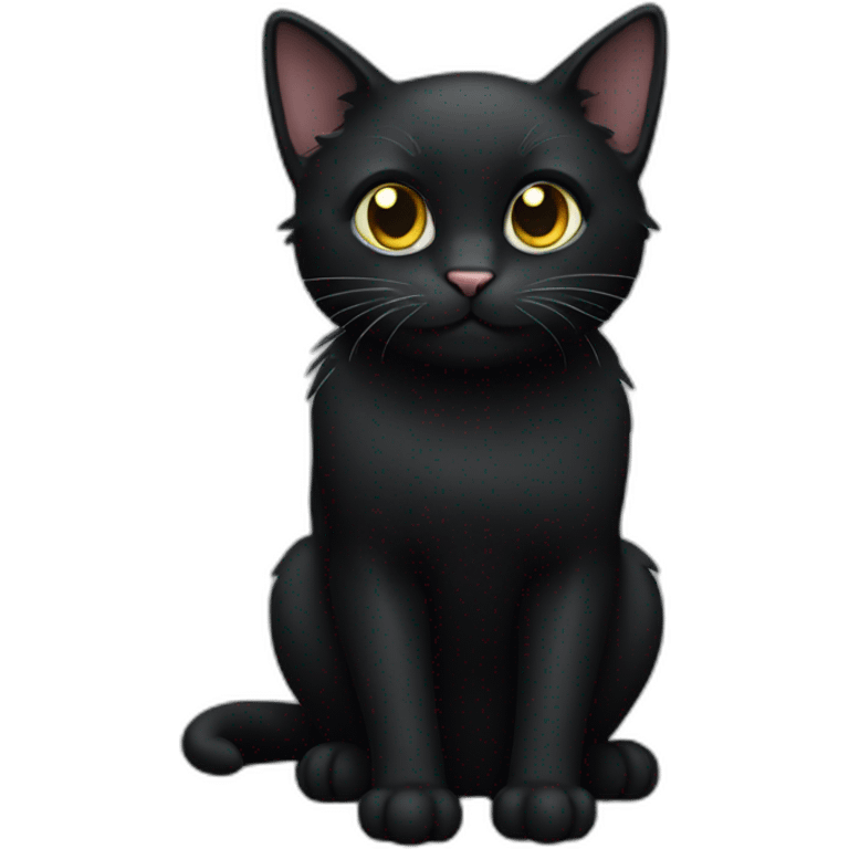 Black cat emoji