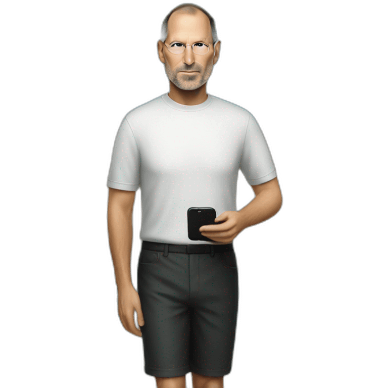 Steve jobs at the beach emoji