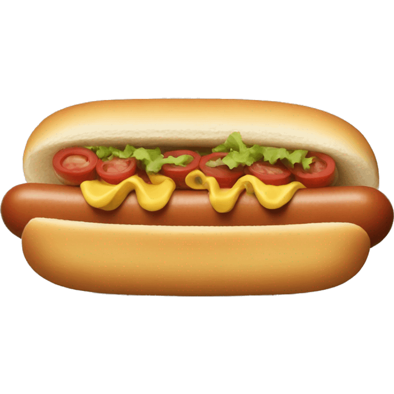 hot dog emoji