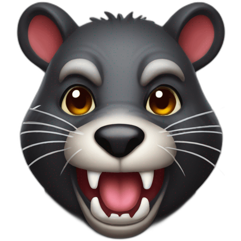 evil halloween beaver emoji