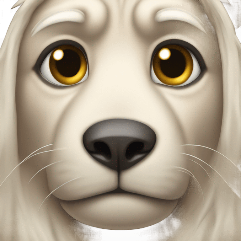 animal gaze focused on viewer emoji