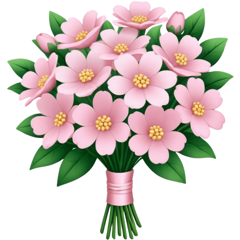 pale pink flower bouquet 🌸 emoji