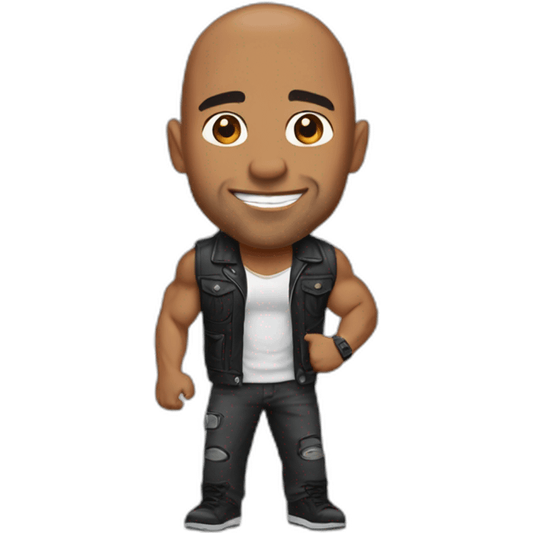 the rock qui gifle qulquin emoji