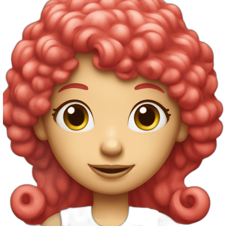 strawberry shortcake ginger cartoon emoji