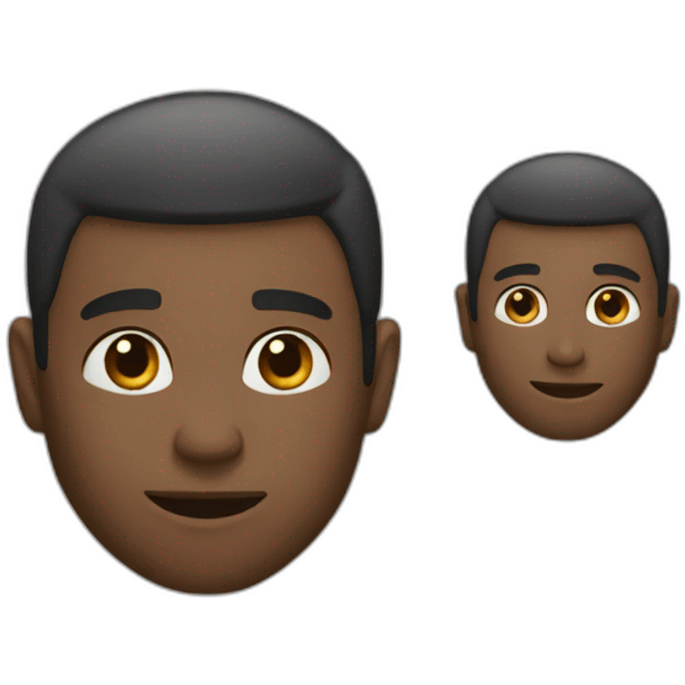 Deux male alpha emoji