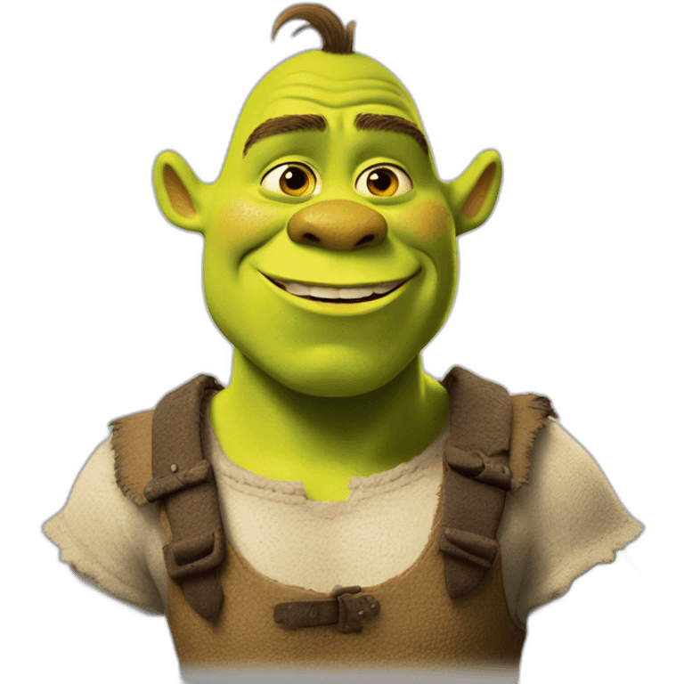 Shrek câlin l’âne emoji