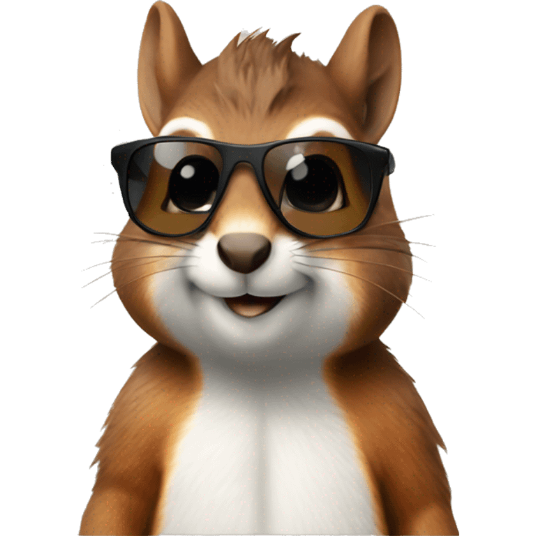 squirrel with sunglasses emoji