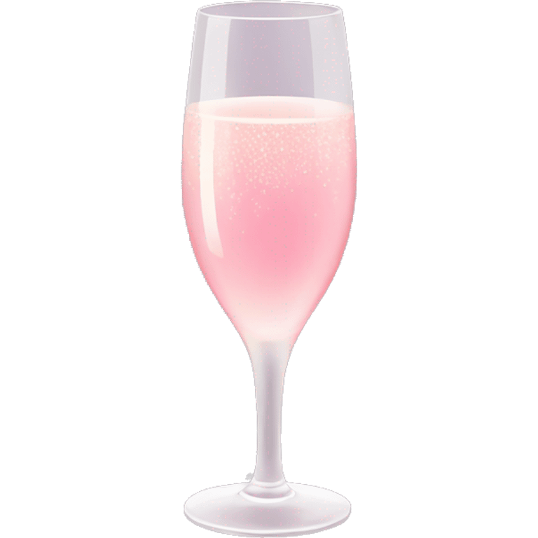 Pink champagne  emoji