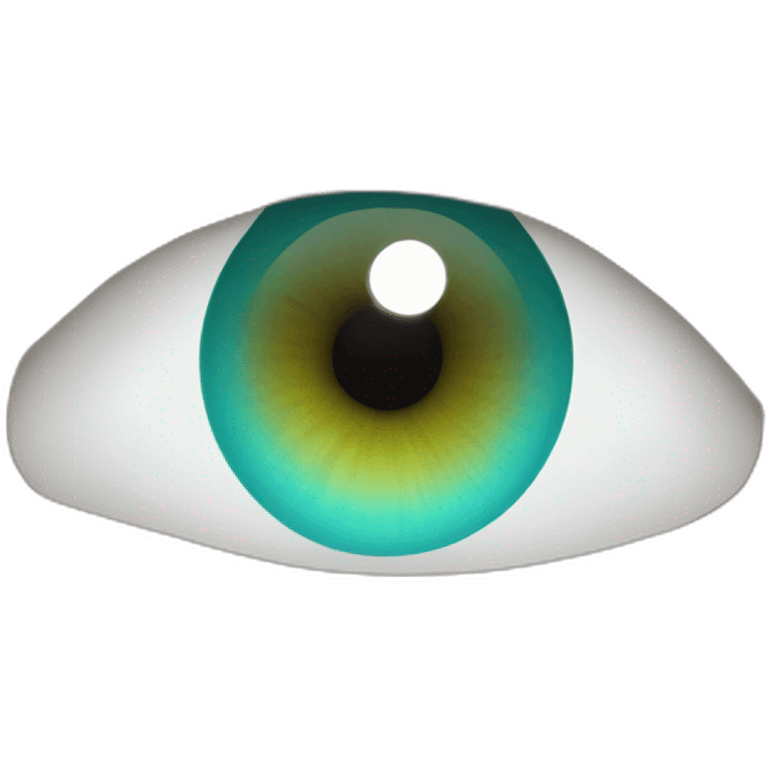 Cyan eye girl emoji