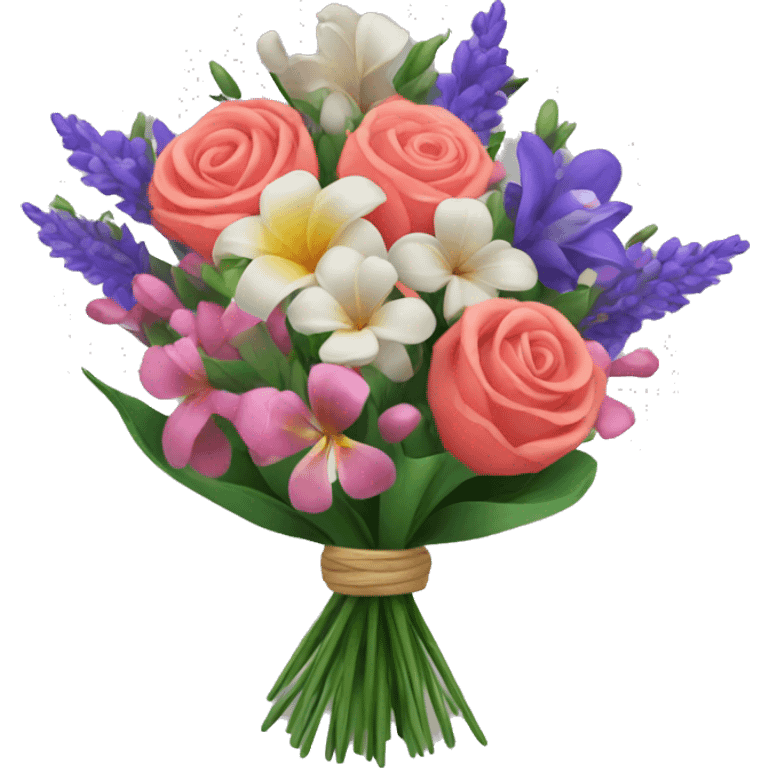 bouquet de fleurs  emoji