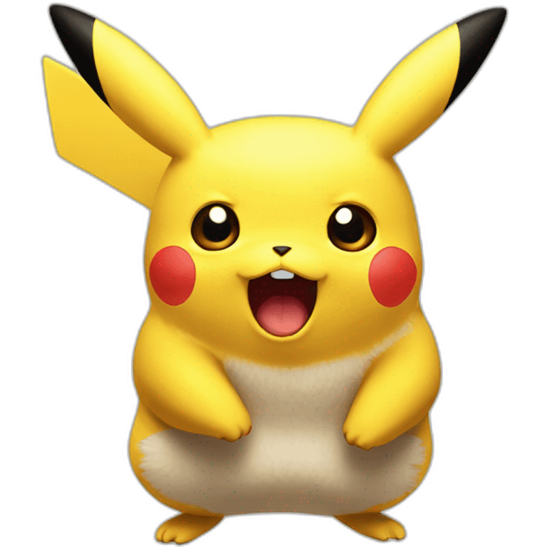 shocked pikachu emoji