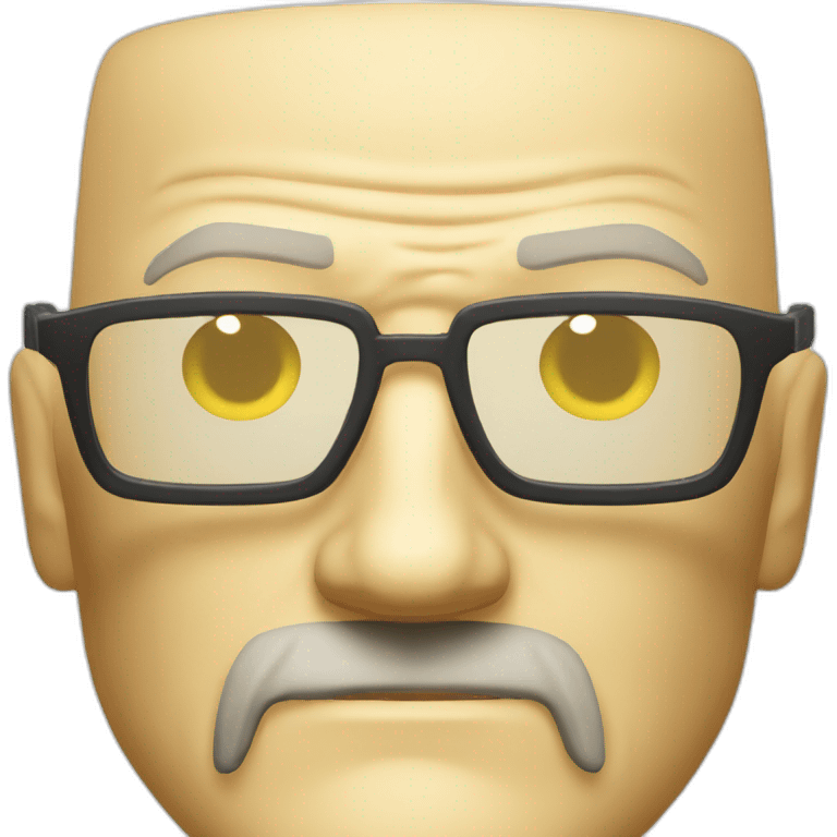 Walter White lunettes de soleil emoji