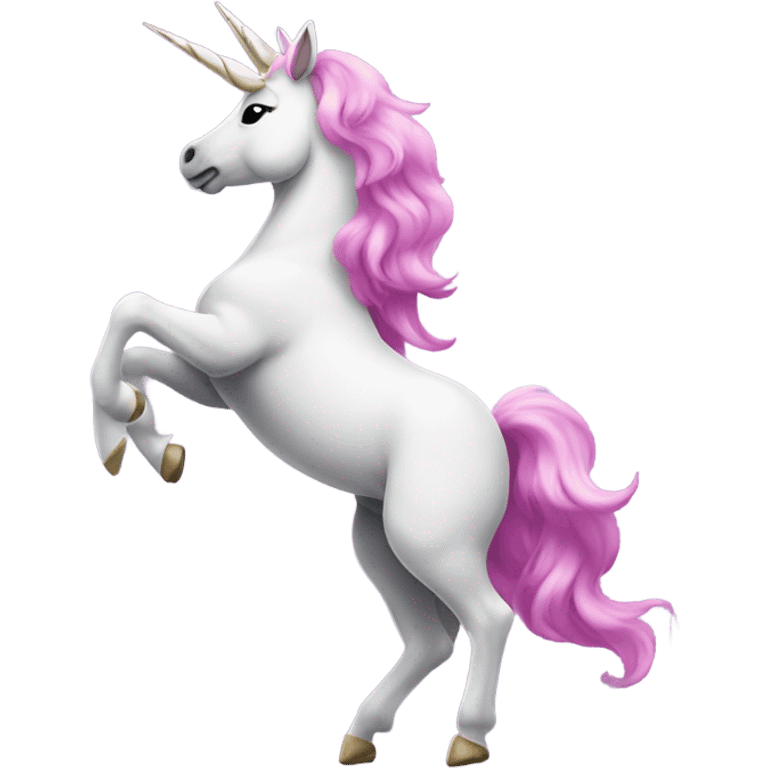 Unicorn dancing emoji