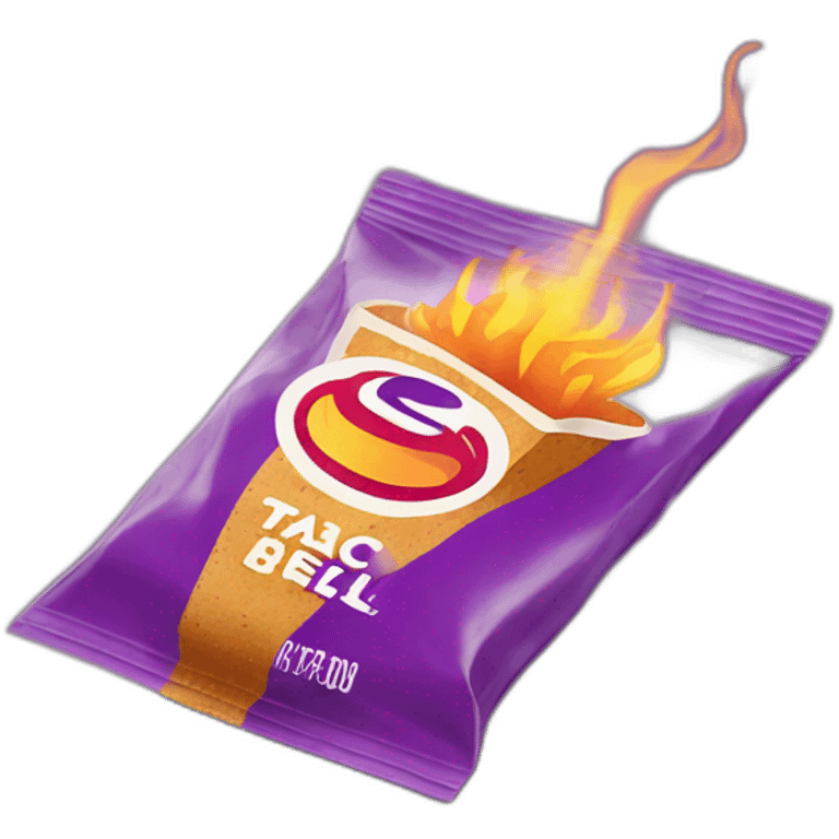 taco bell fire sauce packet emoji