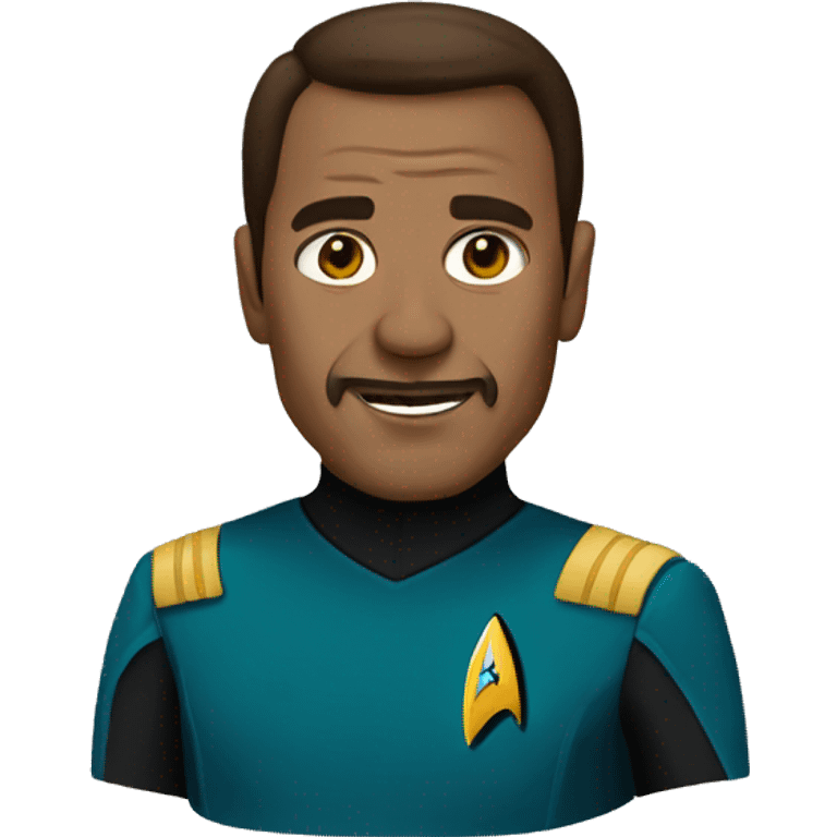 Star Trek captain emoji