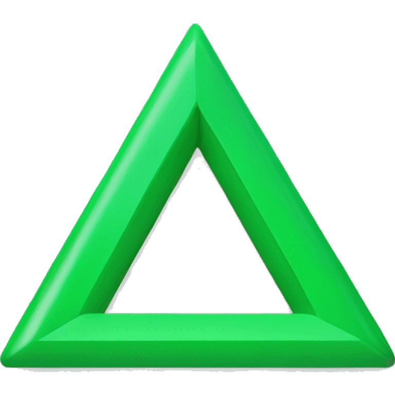 green triangle for kpis emoji