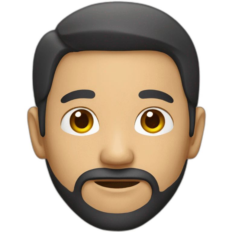 Asian Latino with beard emoji