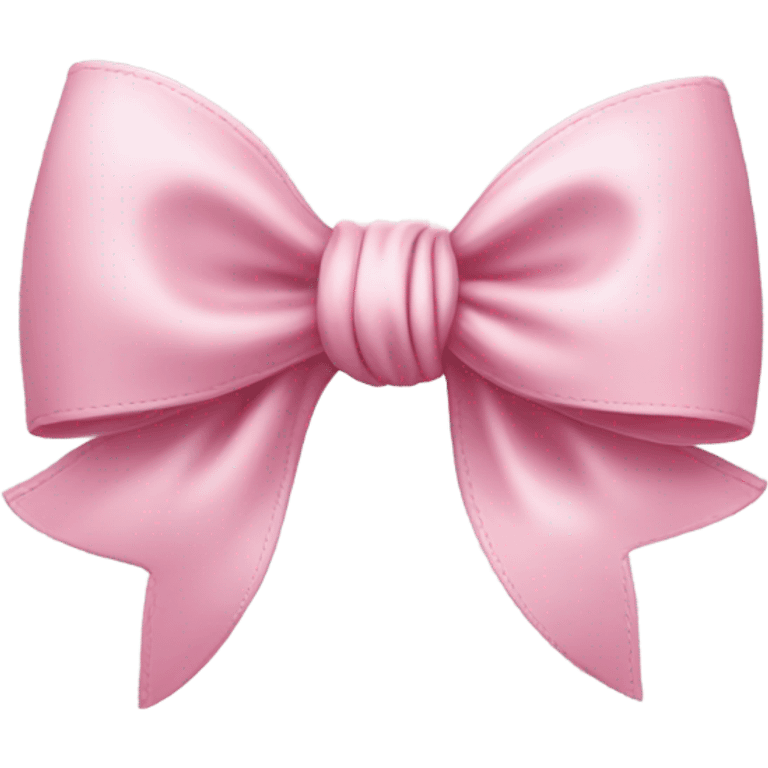 Cute pink bow emoji