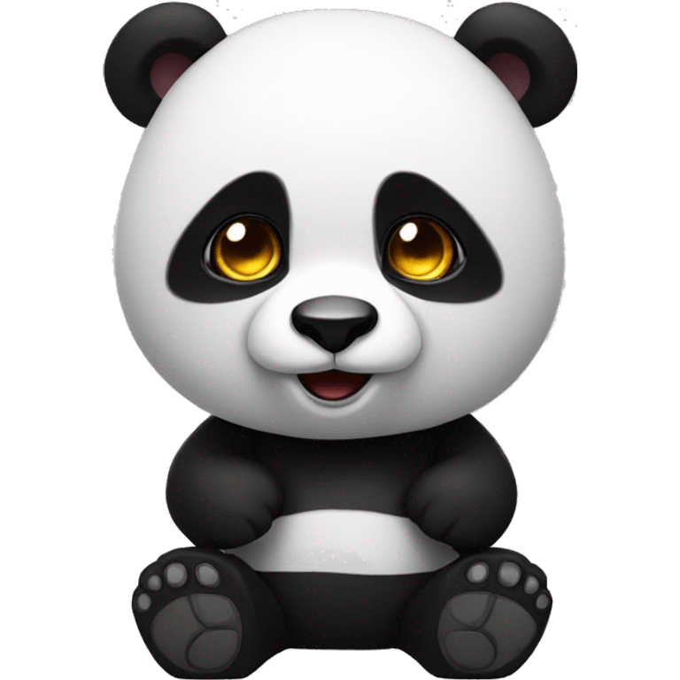 Rave panda emoji