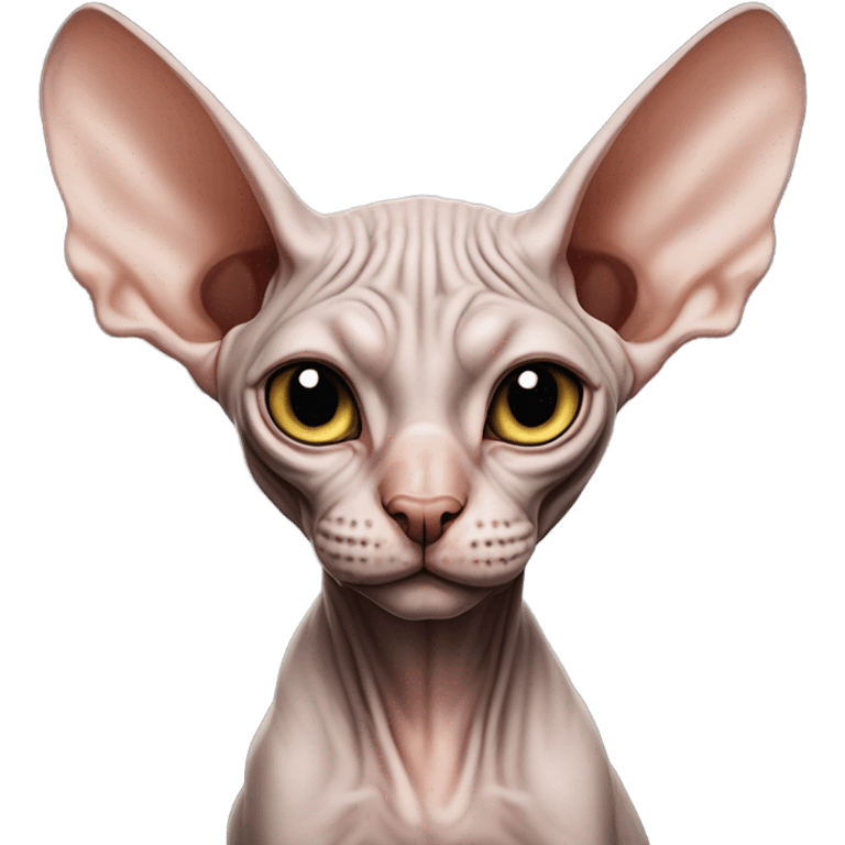 hairless sphynx cat emoji