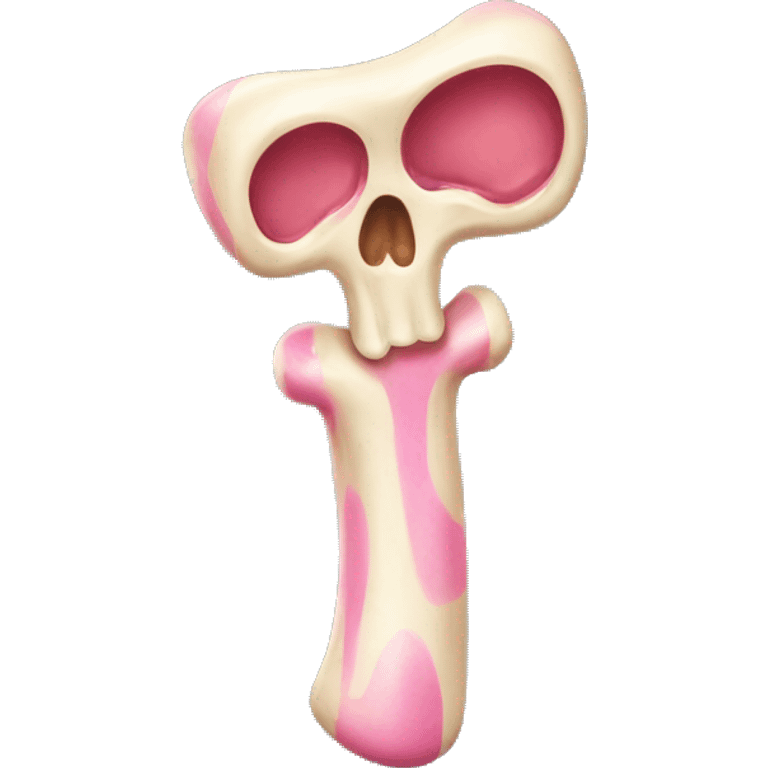 candy colored bone emoji