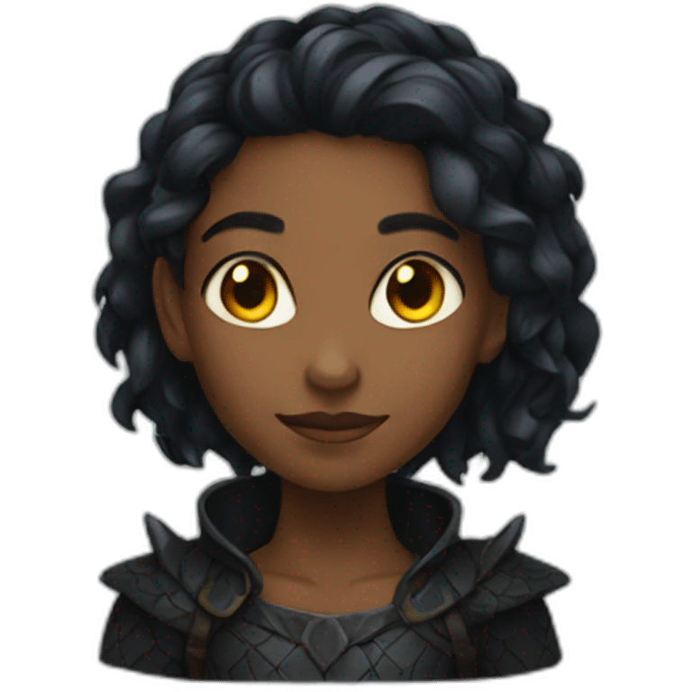 black-dragon-girl emoji