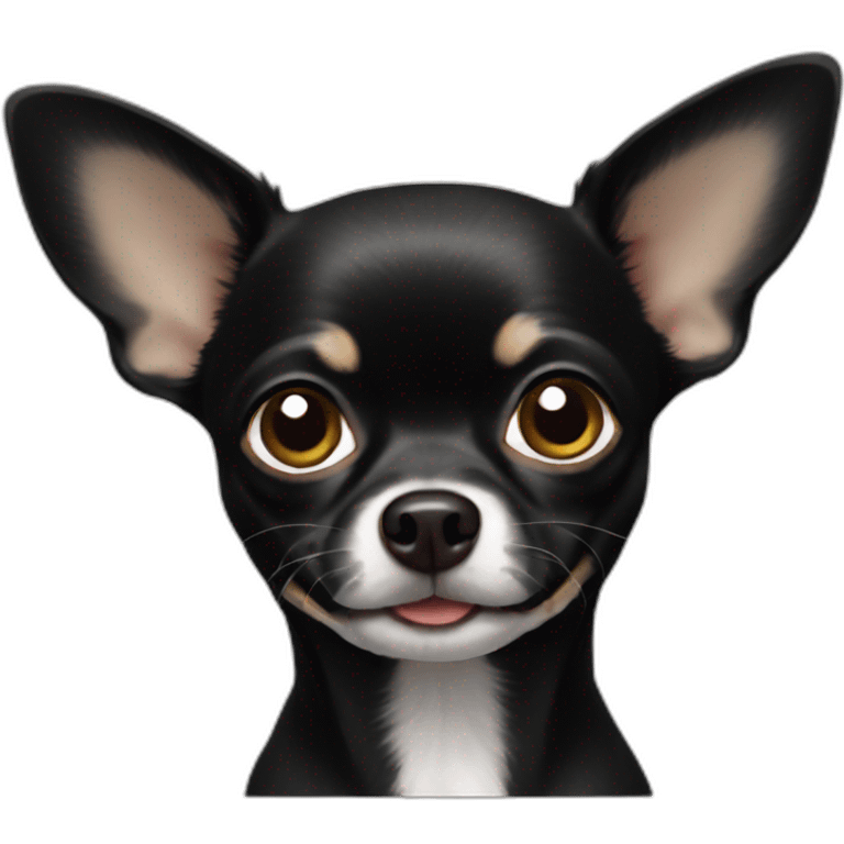 black chihuahua emoji