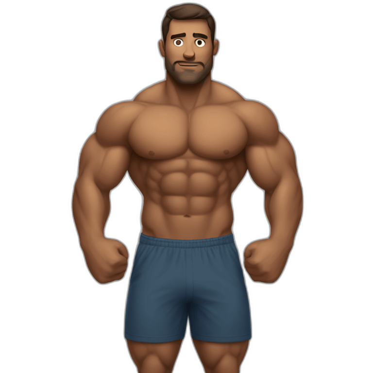 Homme qui fait de la musculation emoji